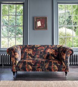 California Velvet Fabric by GP & J Baker Charcoal