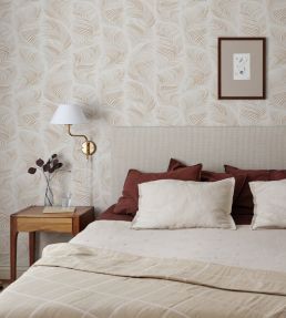 Grace Wallpaper by Sandberg Beige