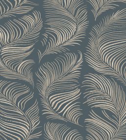 Grace Wallpaper by Sandberg Midnight Blue