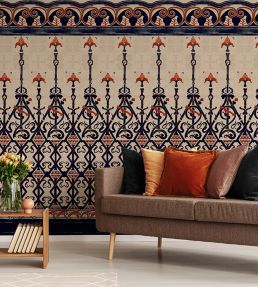 Gracia Mural by Tres Tintas Dark blue