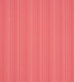 Gracie Solid Strie Fabric by Schumacher Coral