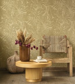 Granada Wallpaper by Casadeco Gold
