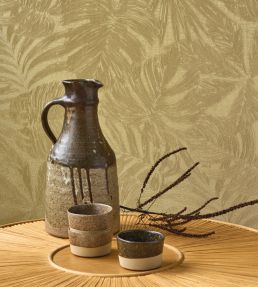Granada Wallpaper by Casadeco Gold