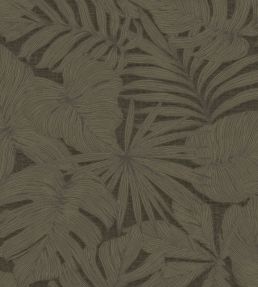 Granada Wallpaper by Casadeco Noir Fusain