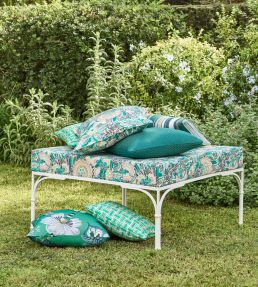 Cabana Stripe in Dixster Fabric by Liberty Aqua