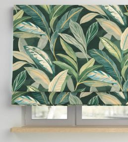 Grand Oasis Fabric by Arley House Evergreen