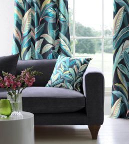 Grand Oasis Fabric by Arley House Indigo