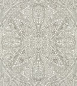 Grand Paisley Wallpaper by Zoffany Silver