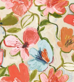 Grande Amelia Fabric by Arley House Chalk