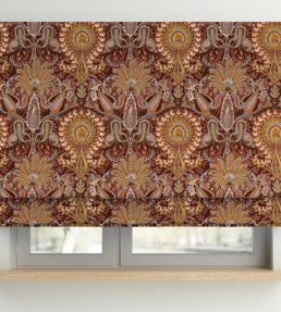 Grande Kashmir Fabric by Arley House Cinnamon
