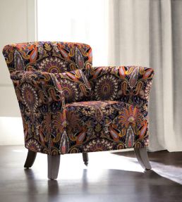 Grande Kashmir Fabric by Arley House Fig
