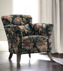 Grande Paridisa Fabric by Arley House Indigo