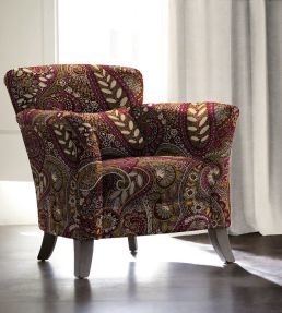 Grande Pashmina Fabric by Arley House Pomegranate