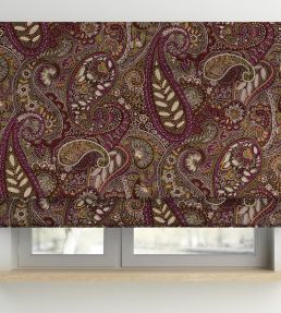 Grande Pashmina Fabric by Arley House Pomegranate
