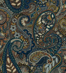 Grande Pashmina Fabric by Arley House Prussian
