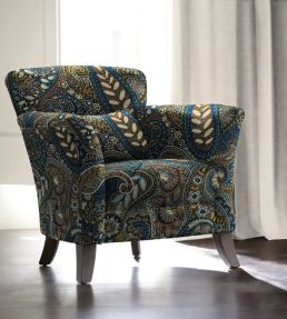 Grande Pashmina Fabric by Arley House Prussian