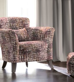 Grande Prism Fabric by Arley House Damson