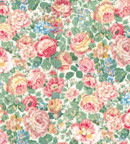 Grande Rose Wallpaper by Jannelli&Volpi Pink/Green