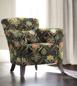 Grande Saranda Fabric by Arley House Himalayan Blue