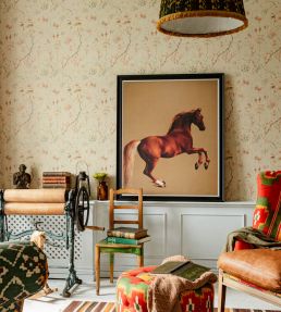 Grandma's Tapestry Wallpaper by MINDTHEGAP Green