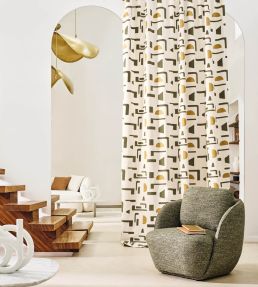 Granit Fabric by Camengo Reglisse