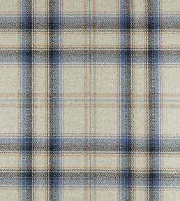 Grantown Fabric by The Isle Mill Blue Jay
