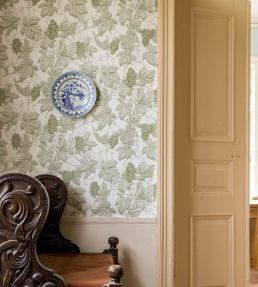 Grape Thief Wallpaper by Langelid Von Bromssen Chablis