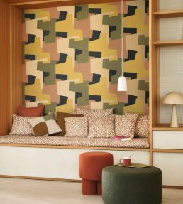 Graphic Game Wallpaper by Casadeco Kaki