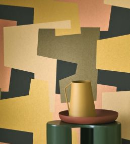 Graphic Game Wallpaper by Casadeco Kaki