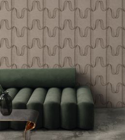 Graphite Wallpaper by Coordonne Taupe