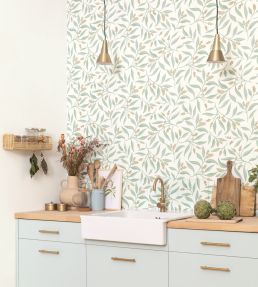 Grasse Wallpaper by Caselio Vert Deau