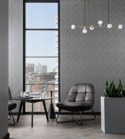 Grassetto Wallpaper by Clarke & Clarke Midnight