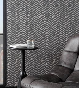 Grassetto Wallpaper by Clarke & Clarke Midnight