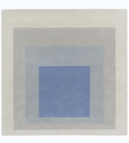 CF Editions Gray Instrumentation by Josef Albers rug Grey /Blue 49158-CFR135-02 Grey /Blue
