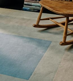 CF Editions Gray Instrumentation by Josef Albers rug Grey /Blue 49158-CFR135-02 Grey /Blue