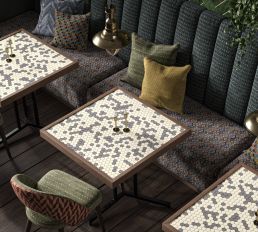 Grease Fabric by Warwick Indigo