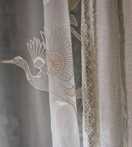 Great Egrets Fabric by Sanderson Silk