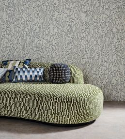 Great Hey Fabric by Harlequin Chocolate