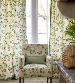 Greenacre Fabric by Colefax and Fowler Leaf Green