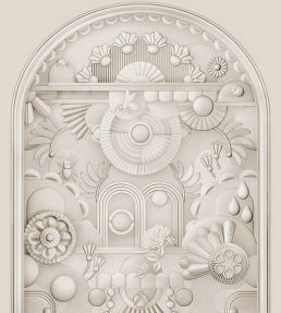Greenhouse Gathering Arch Mural by Moooi Oyster White
