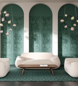 Greenhouse Gathering Window Mural by Moooi Oyster White