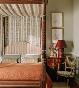 Greenwood Fabric by Colefax and Fowler Gold