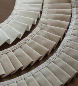 Greer Pleated Border Trimming by Samuel & Sons Sterling