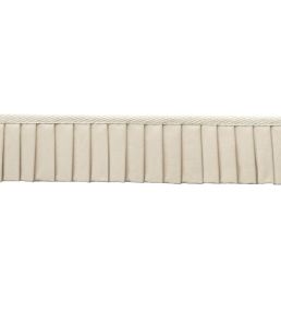 Greer Pleated Border Trimming by Samuel & Sons White Gold