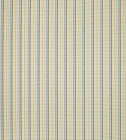 Grove Stripe Fabric by Clarke & Clarke Forest/Mustard/Sage