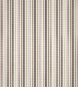 Grove Stripe Fabric by Clarke & Clarke Raspberry/Plum/Olive