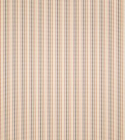 Grove Stripe Fabric by Clarke & Clarke Spice/Rust/Terracotta