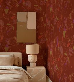 Guanabana Wallpaper by Tres Tintas Terracotta
