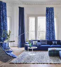 Guerbois Fabric by Designers Guild Cobalt