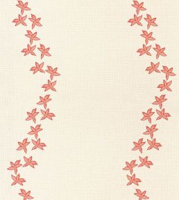Guirlande Fabric by Ottoline Coral